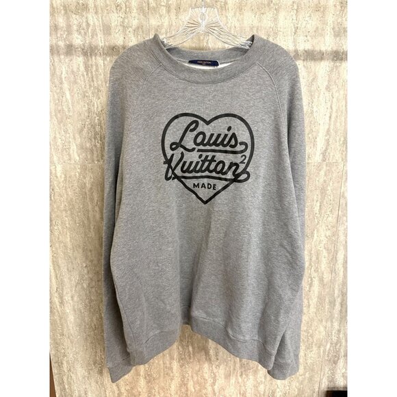 Louis Vuitton Gray Cotton Sweatshirt XXL Japan Exclusive - Picture 1 of 13